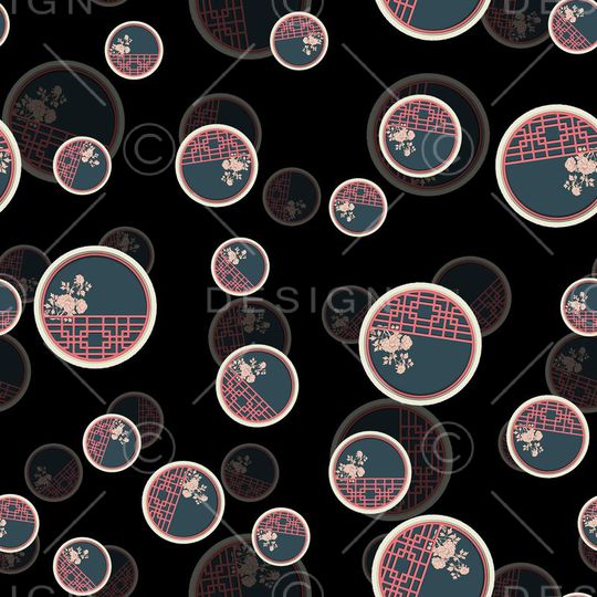 时尚复古印花华亿平台图片