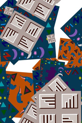 中国风民族系列印花华亿平台图片