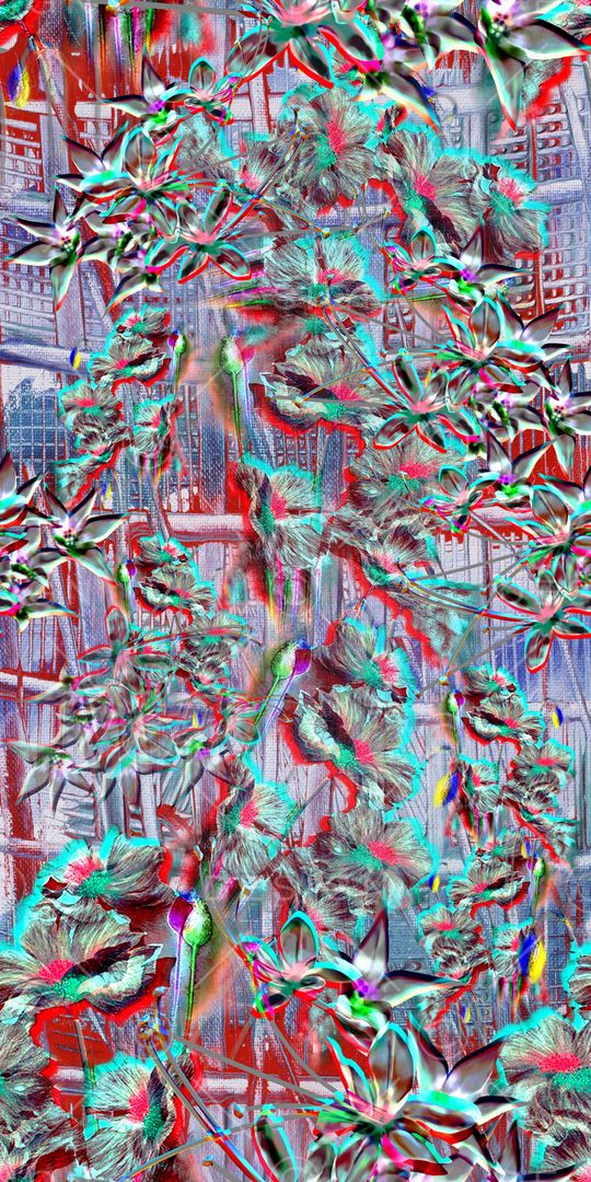 抽象印花华亿平台图片