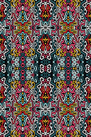 几何拼图印花华亿平台图片