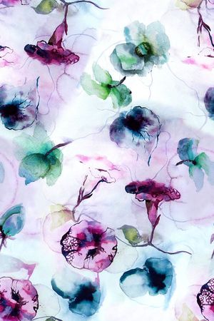 喇叭花印花华亿平台图片