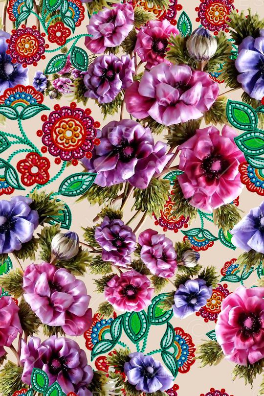 多彩印花华亿平台图片