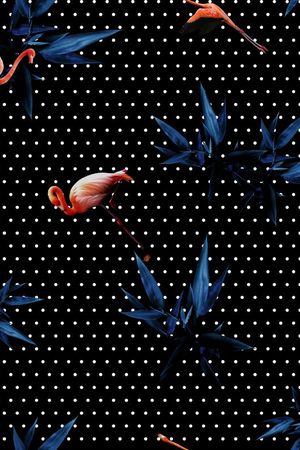 火烈鸟印花华亿平台图片