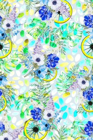 清新印花华亿平台图片