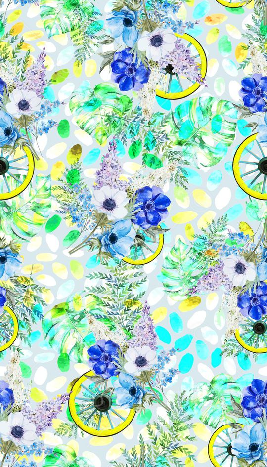 清新印花华亿平台图片