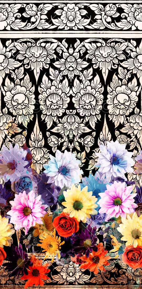 复古印花华亿平台图片