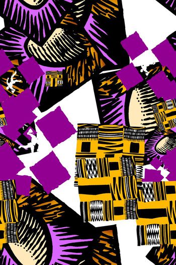 长巾围巾印花华亿平台图片