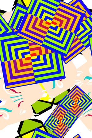 抽象印花华亿平台图片