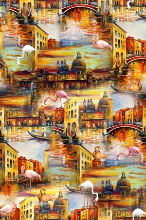 风景印花华亿平台图片