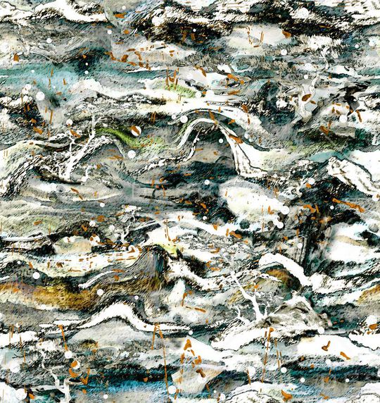 抽象印花华亿平台图片