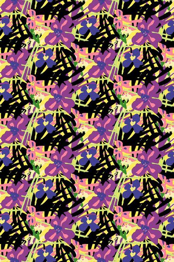 516929-复古 传统花卉 服装 家纺 华亿平台