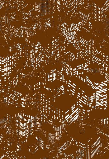 517035-传统印花 城市夜影 男装华亿平台