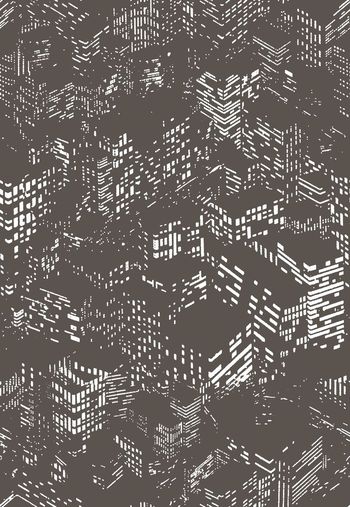 517036-传统印花 城市夜影 男装华亿平台