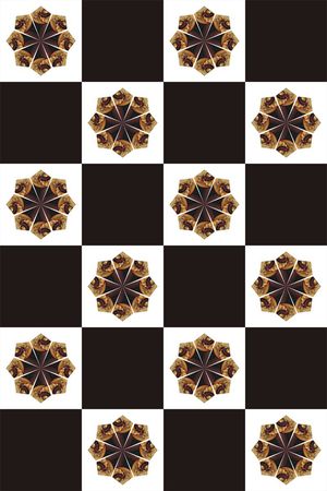 黑白印花华亿平台图片