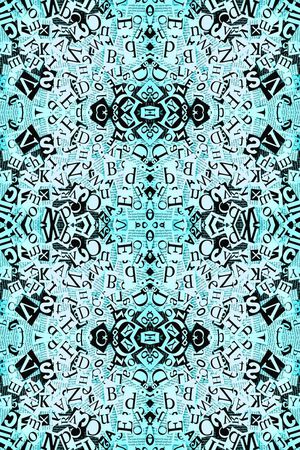 字母肌理印花华亿平台图片