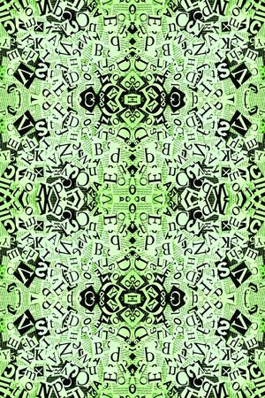 字母肌理印花华亿平台图片