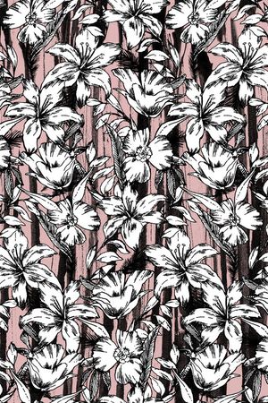 浪漫 手绘 简约印花华亿平台图片