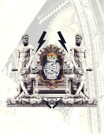 517250-时尚潮流大卫石膏像男装T恤卫衣数码