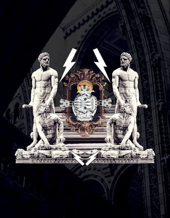 517262-时尚潮流大卫石膏像男装T恤卫衣数码