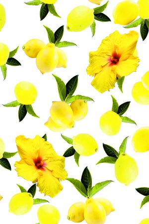 黄色花印花华亿平台图片