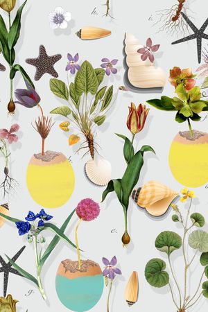 潮流时尚印花华亿平台图片