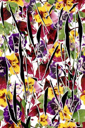 手绘印花华亿平台图片