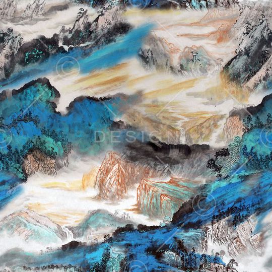 优雅 时尚印花华亿平台图片