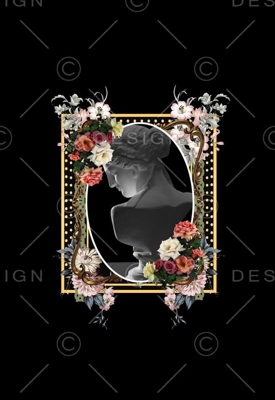 潮流时尚印花华亿平台图片