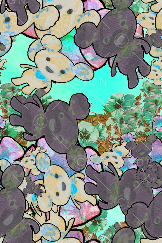 可爱连衣裙印花华亿平台图片