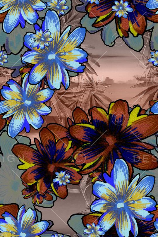 可爱连衣裙印花华亿平台图片