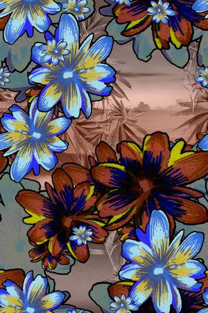 可爱连衣裙印花华亿平台图片