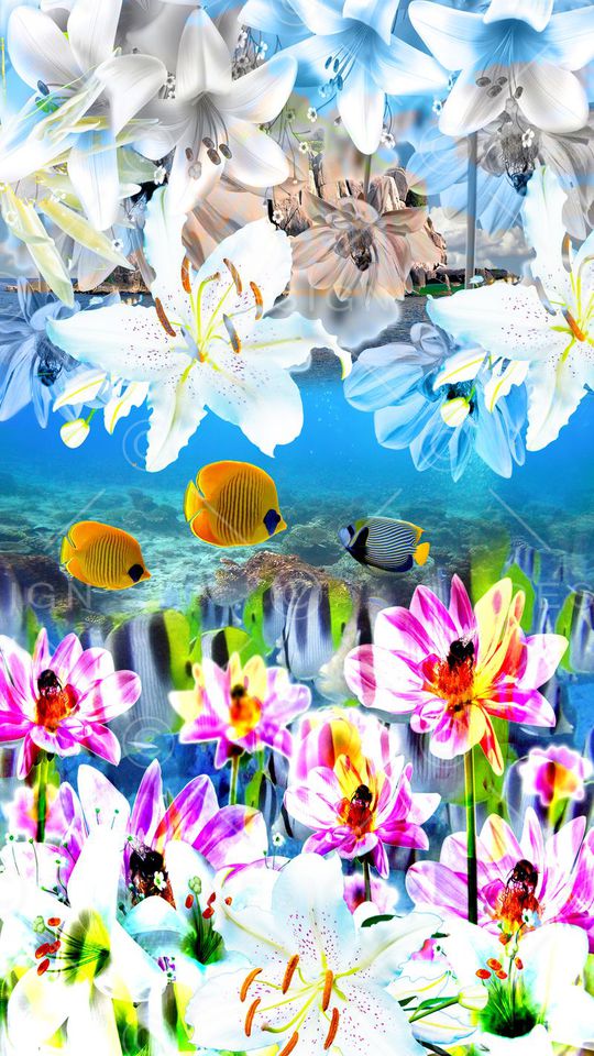 时尚海洋定位印花华亿平台图片