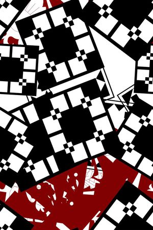 抽象印花华亿平台图片