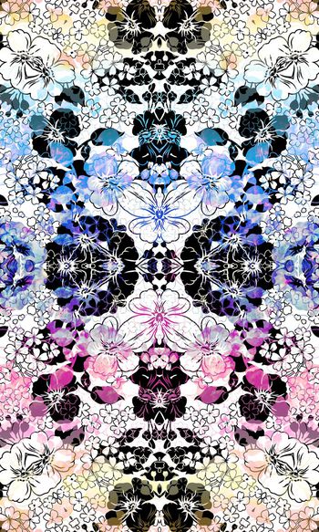 517723-清新朦胧梦幻樱花淡雅女装组合衬衣连