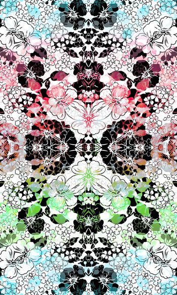 517724-清新朦胧梦幻樱花淡雅女装组合衬衣连