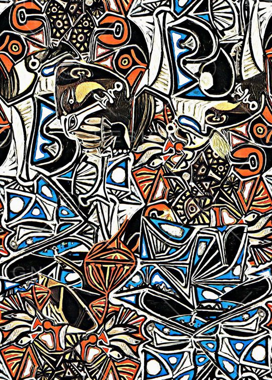 服装面料华亿平台印花华亿平台图片