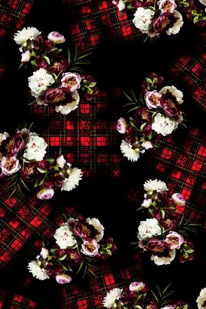 写实花卉印花华亿平台图片