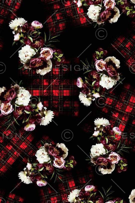 写实花卉印花华亿平台图片