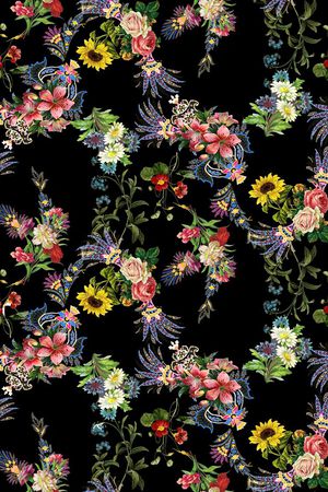 潮流时尚印花华亿平台图片