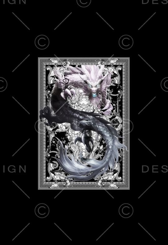 潮流时尚印花华亿平台图片