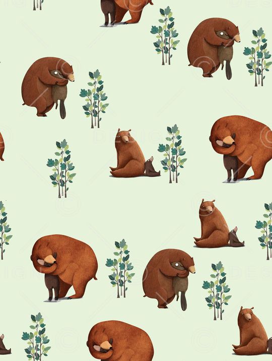 清新创意印花华亿平台图片