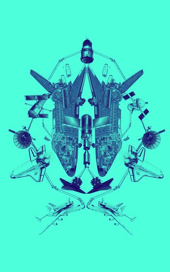 517998-航天 科技 宇宙飞船 潮流 卫星 