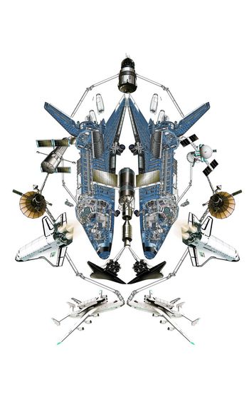 518001-航天 科技 宇宙飞船 潮流 卫星 