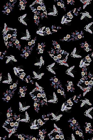 潮流时尚印花华亿平台图片