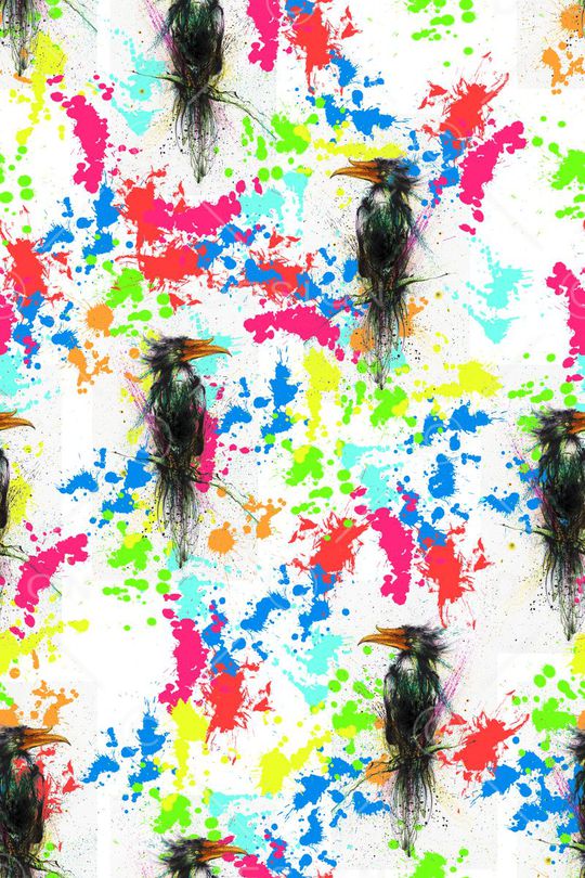 抽象印花华亿平台图片