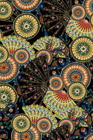 潮流时尚印花华亿平台图片