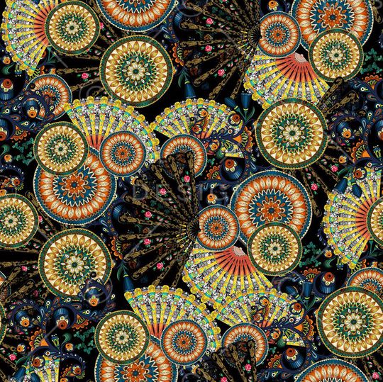 潮流时尚印花华亿平台图片