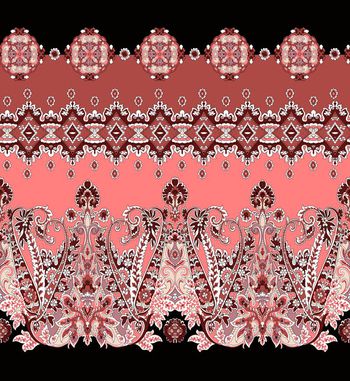 佩斯利涡旋纹印花华亿平台图片