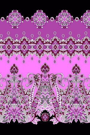 佩斯利涡旋纹印花华亿平台图片