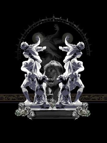 518150-欧美原创大牌闪电大卫石膏像男装定位